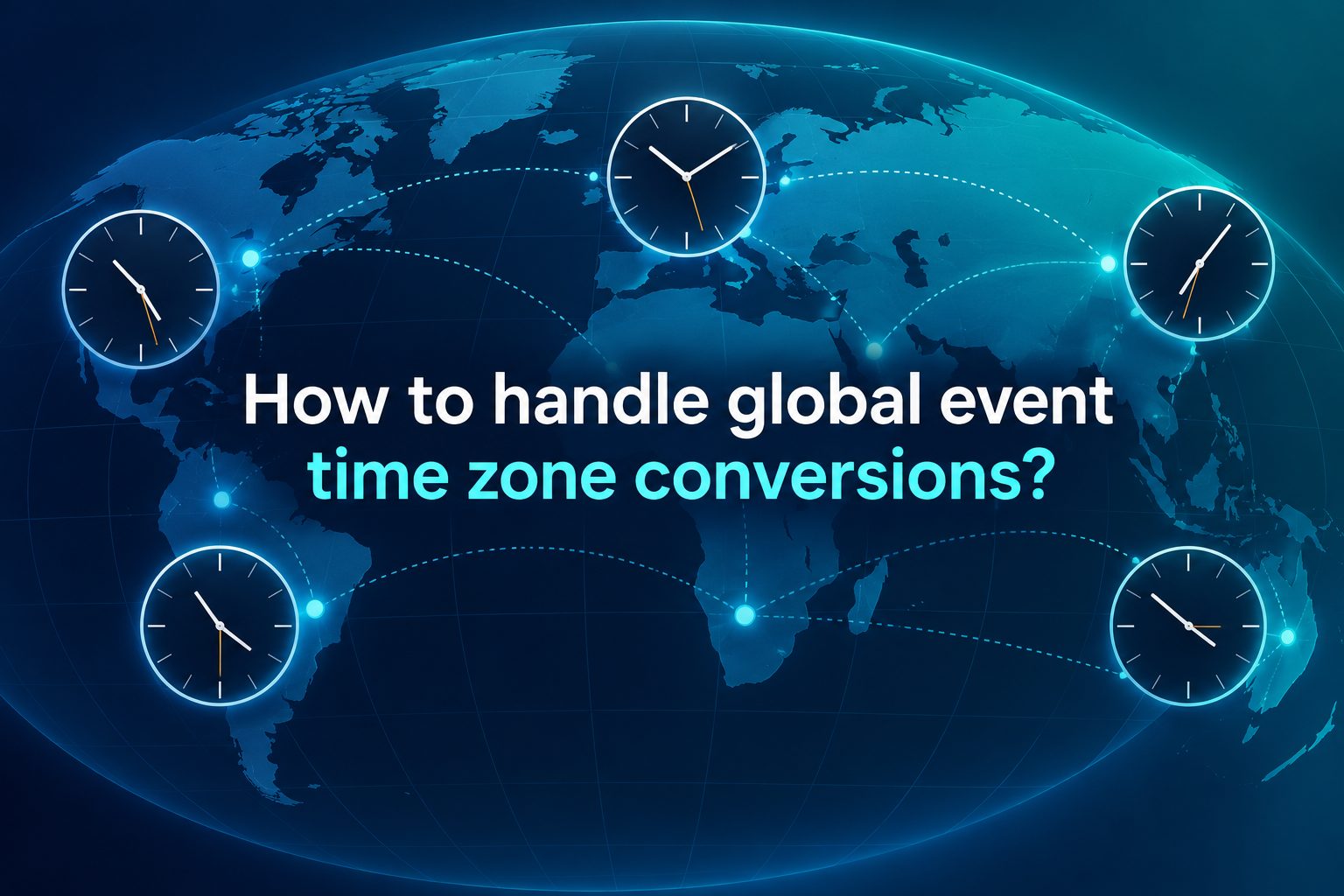 Global event times shown across multiple international time zones